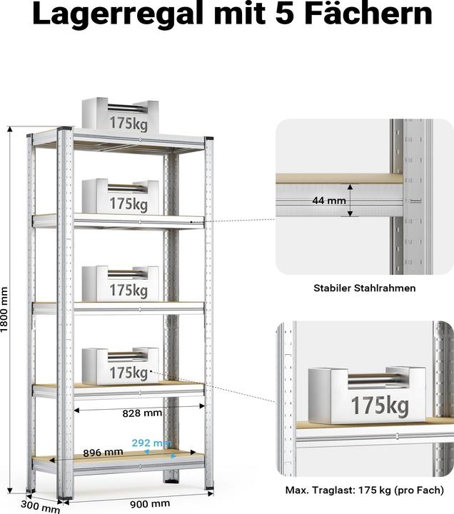 Produktbild Wiltec Schwerlastregal
