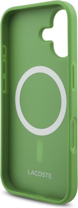 Productafbeelding Lacoste - Hardcase Iconic Petit Pique MagSafe (LCHMP17SPVCN) - iPhone 17 - Green (Apple iPhone 17)