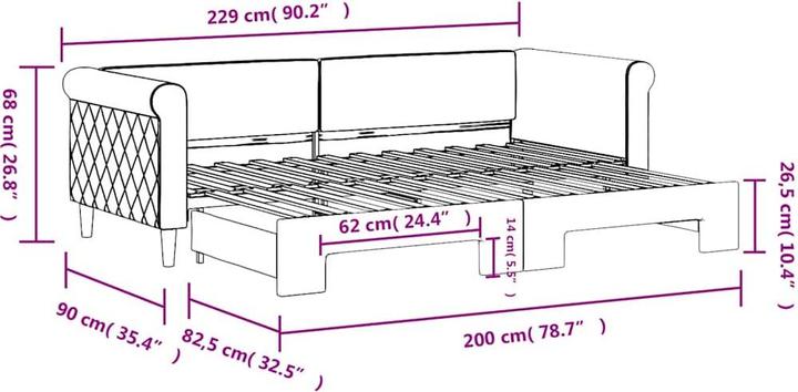 Actual product image vidaXL Becka