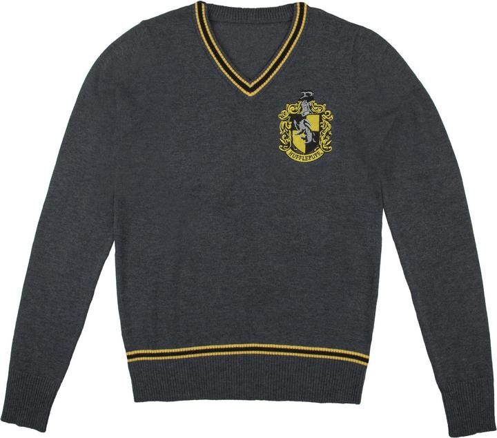 Produktbild Cinereplicas Harry Potter - Hufflepuff - Grey Knitted Sweater - Medium (M)