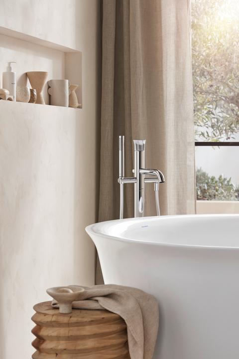 Image du produit Duravit Baignoire WHITE TULIP d= 1400mm, pose libre blanc (330 l, 140 cm, 140 cm)
