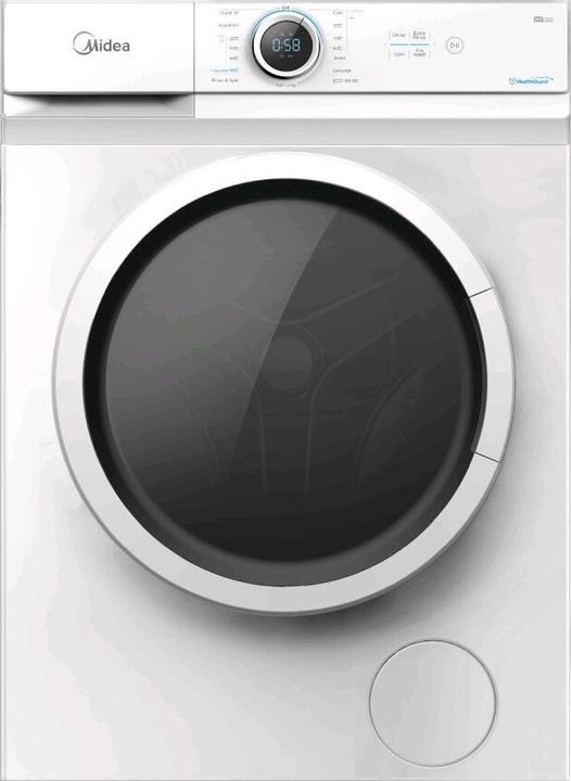 Midea MF100W80BAWIT Lave-linge à installation libre 8Kg 1400 (8 kg)