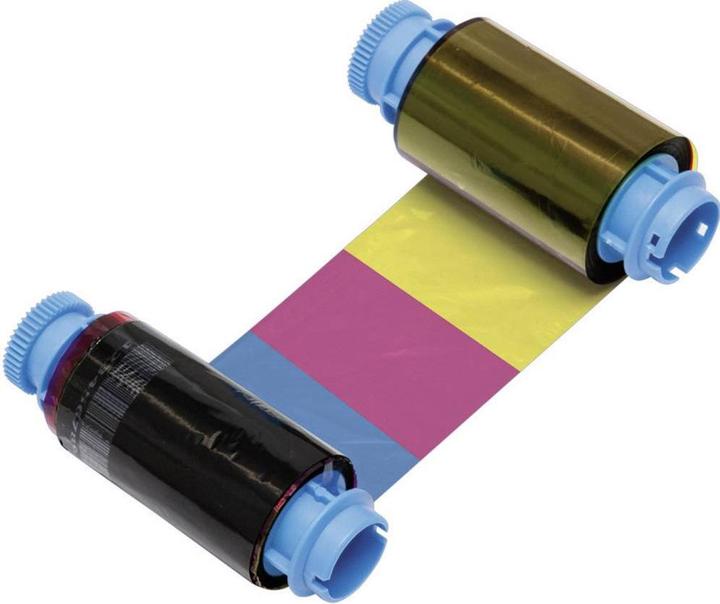 Evolis Farbbandrolle (YMCKO) für badgy200 Kartendrucker (Mehrfarbig)