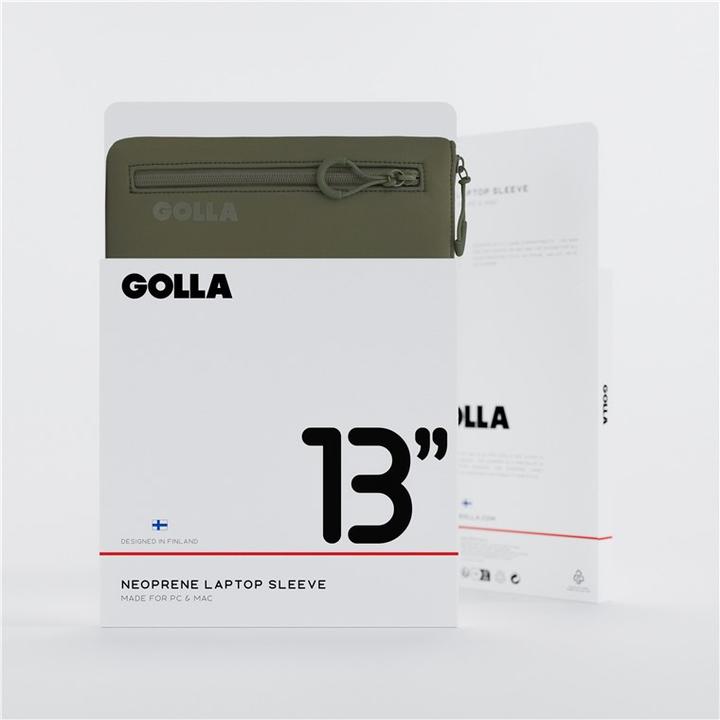 Image du produit Golla Ensemble sac à dos et housse d'ordinateur portable 13 pouces, vert