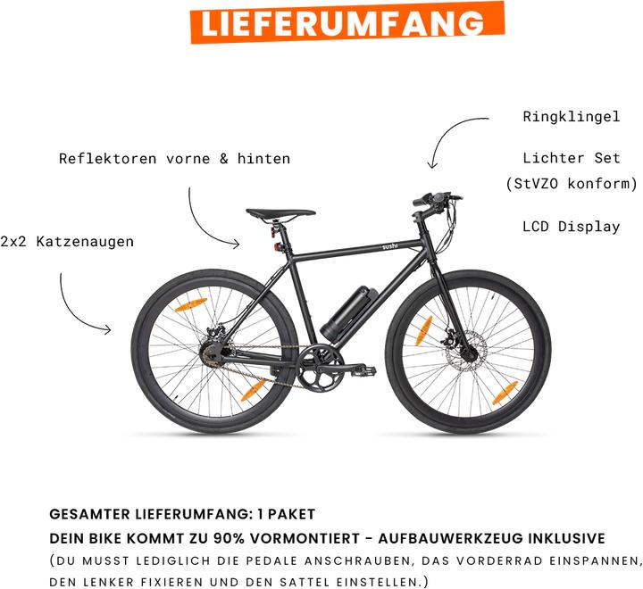 Produktbild SUSHI BIKES Maki+ (50 cm)