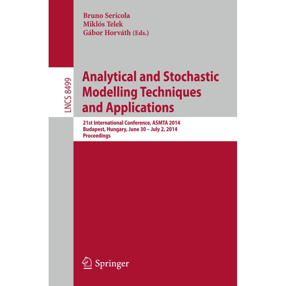 Analytical and Stochastic Modelling Techniques and Applications, Fachbücher