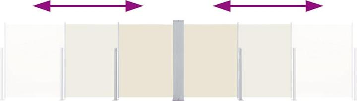 Produktbild vidaXL Seitenmarkise (6 m)