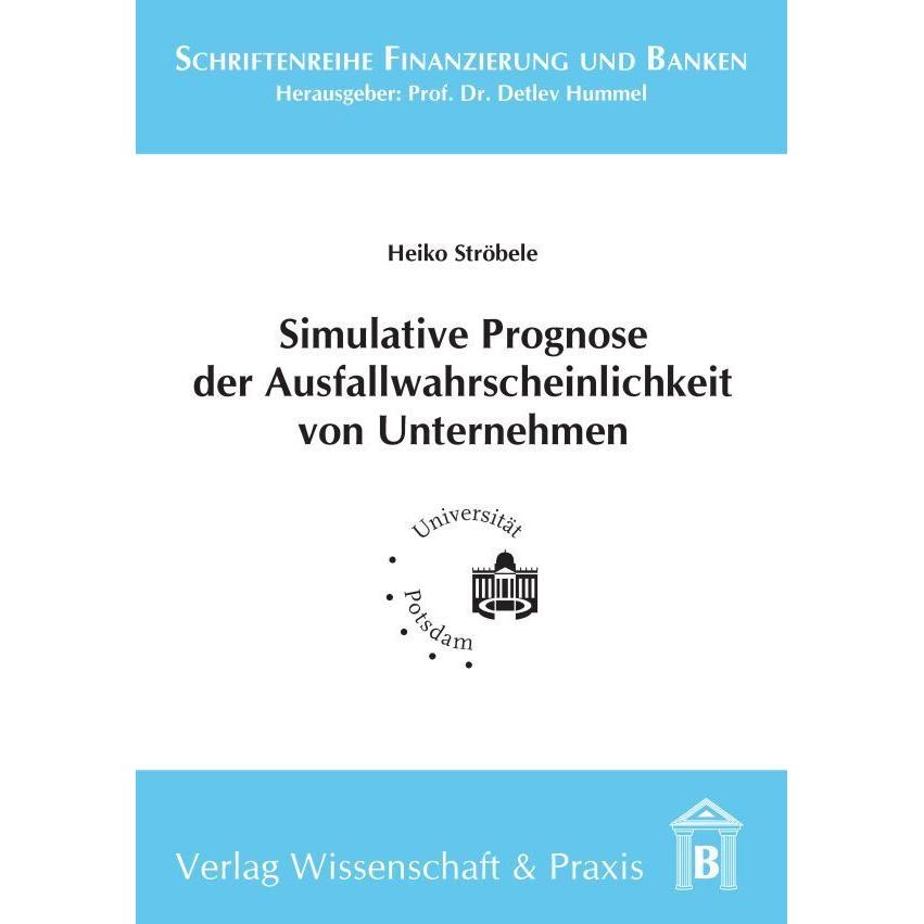 Ausfallwahrscheinlichkeit von Unternehm, Fachbücher von Duncker & Humblot
