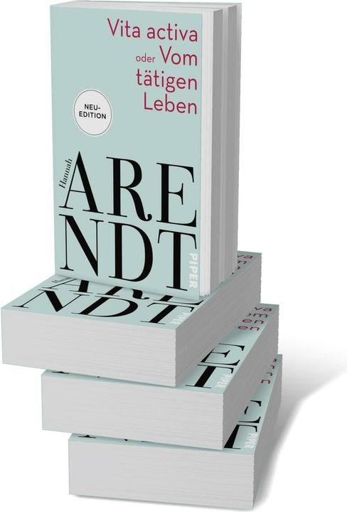 Produktbild Vita activa oder Vom tätigen Leben (Deutsch, Hannah Arendt, 2020)