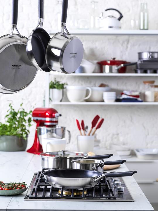 Actual product image KitchenAid Classic Stainless Steel (CC005705-001) (Frying pan, 28 x 10.50 cm)