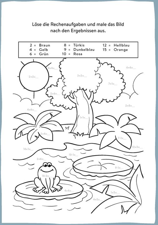 Produktbild Meine Ausmal-Rätsel. Block für Kinder ab 7 Jahren