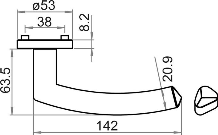 Image du produit Griffwerk Jette Joop Crystal (Garniture de porte)
