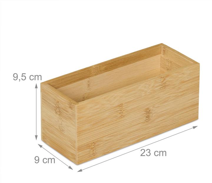 Actual product image Relaxdays 2x storage box (23 cm, 2x)