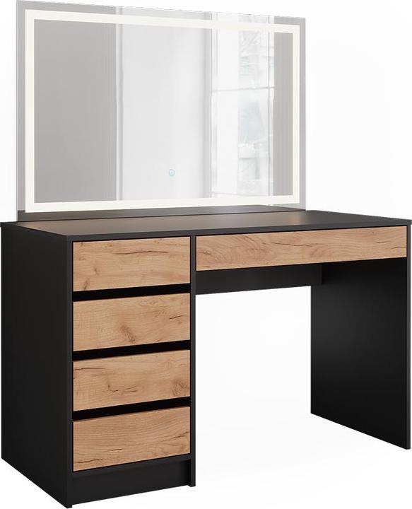 Body: Anthracite, Front: Goldkraft oak