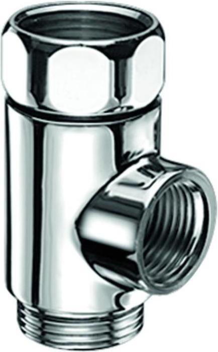 Productafbeelding Schell T-stuk met wartelmoer 3/4inch chroom 3/4inch chroom