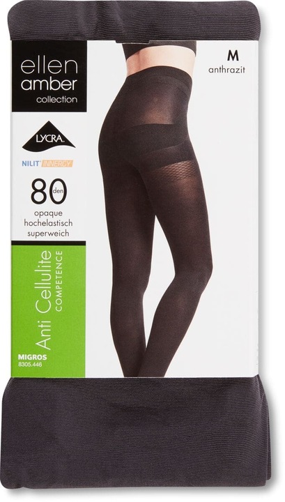 Actual product image Ellen Amber Ladies tights anti cellulite (80 DEN)