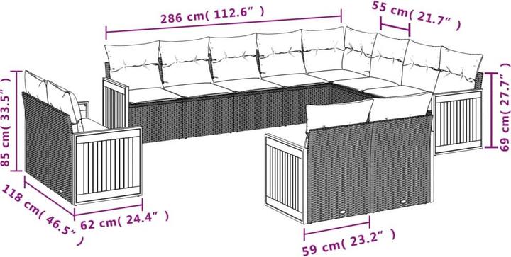Produktbild vidaXL Rosalie