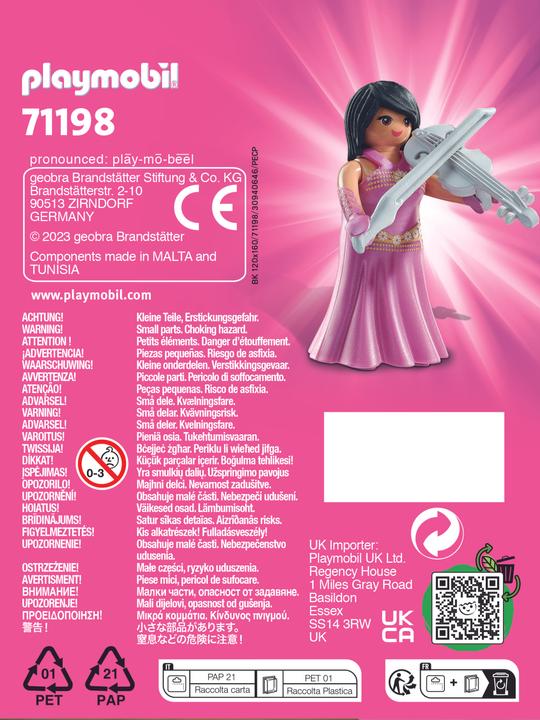 Produktbild Playmobil Violinistin (Playmobil City Life, Playmobil Special Plus)