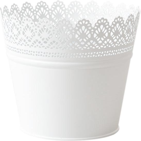 Produktbild Esmée Blumentopf, Übertopf mit Spitzen, Blech (18 cm)