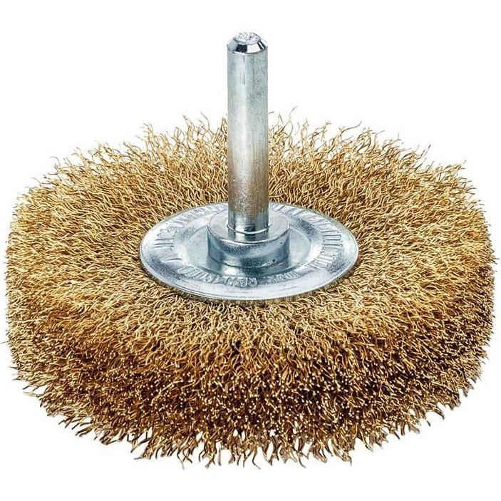 Lessmann, Schleifmittel, Rundbürste Ø 30 mm Schaft 6 mm Drahtstärke 0,2 mm Messing 5 mm 20000 min-¹