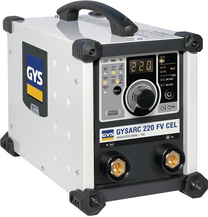 GYS Elektrodenschweissgerät ARC 220 FV CEL mit Zubehör 10-220 A