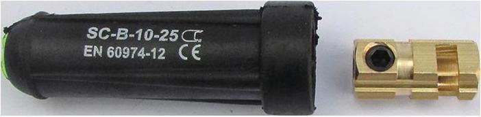 Actual product image HP Autozubehör Welding cable coupling Ground socket KB 25