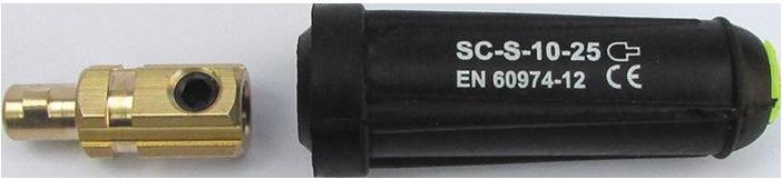Actual product image HP Autozubehör Welding cable coupling ground plug KS 50