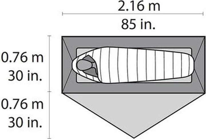 Image du produit Msr Hubba NX (Tente igloo, 1.12 kg, 1 personne)