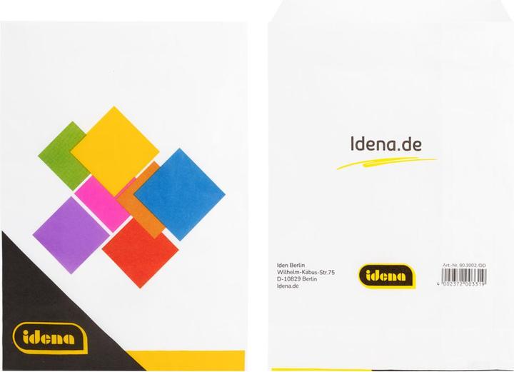 Produktbild Idena Papiertüten C5 100 Stück 17x24cm (100x)