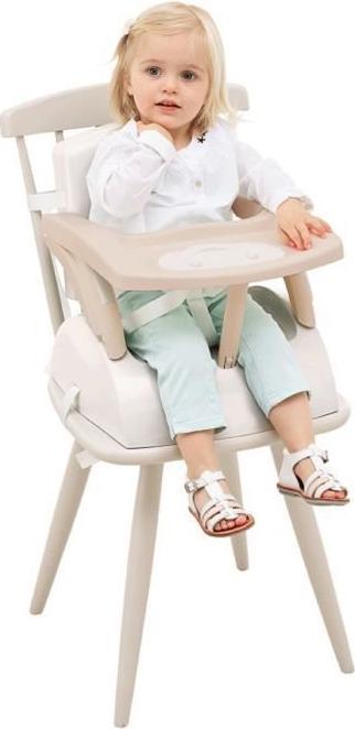 Image du produit Thermobaby Rehausseur de chaise progressif 2 en 1 blanc cassé (Chaise haute Rehausseur)