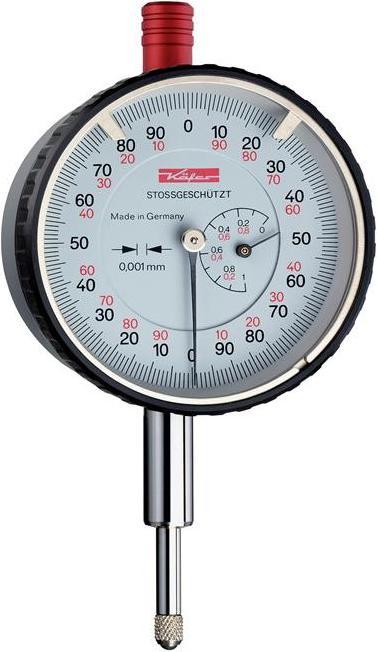 Käfer Messuhr FM1000 S 1 mm Ablesung 0,001 mm mit Stossschutz