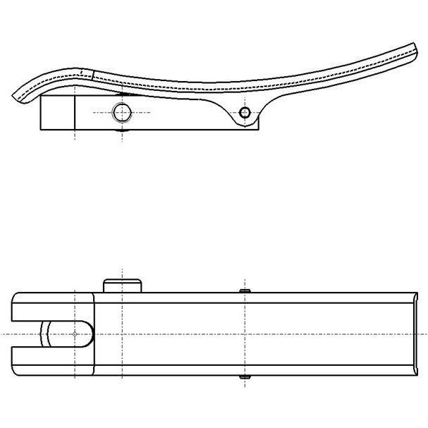 Käfer, Messlehre, Abhebevorrichtung für Aussenring-D.58mm schwenkbar passend zu Messuhren