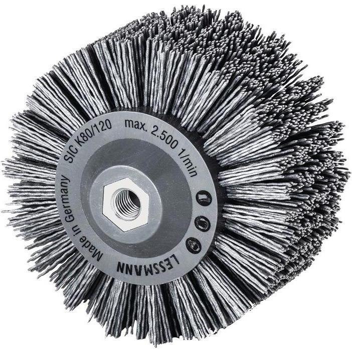 Thumbnail - Lessmann, Schleifmittel, SIC 80/1,2 Rundbürste - D.140mm, M14, K.80, 2500RPM (80)