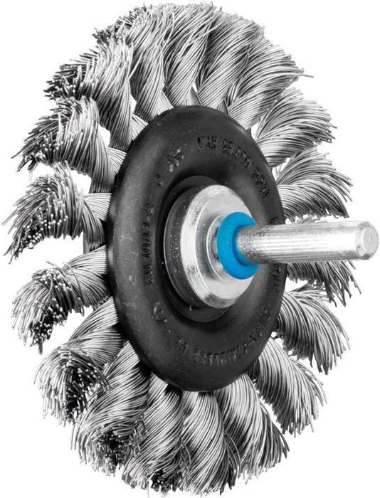 Produktbild Pferd Rundbürste RBG 7012/6 INOX 0,35 Ø 70 mm 6 mm Drahtstärke 0,35 mm VA 12 mm 25000 min-¹