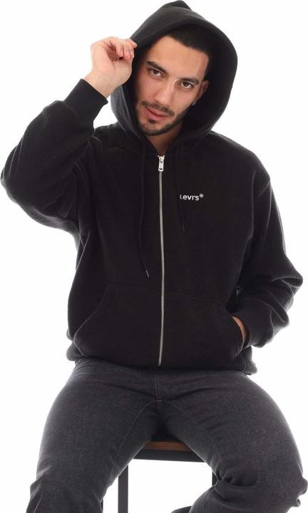 Immagine prodotto Levis Headline Felpa con Cappuccio Vestibilità Rilassata Logo Cerniera su intera lunghezza Uomo (S)