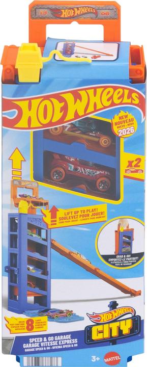 Mattel HW CITY wyścigowy garaż JMJ53
