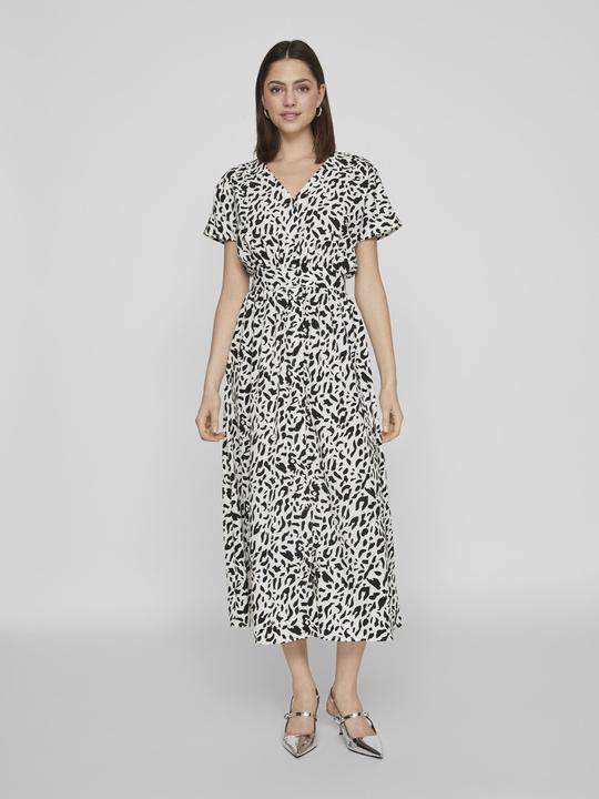 Produktbild Vila Geknöpftes Kurzarm Midikleid (34)