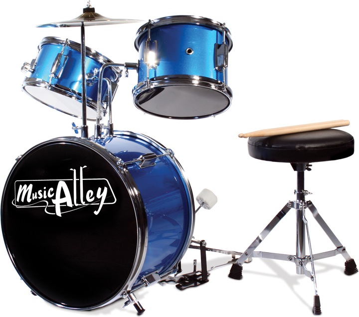 Actual product image PDT Music Alley 3 Piece Jr Drum Kit (Acoustic drum)