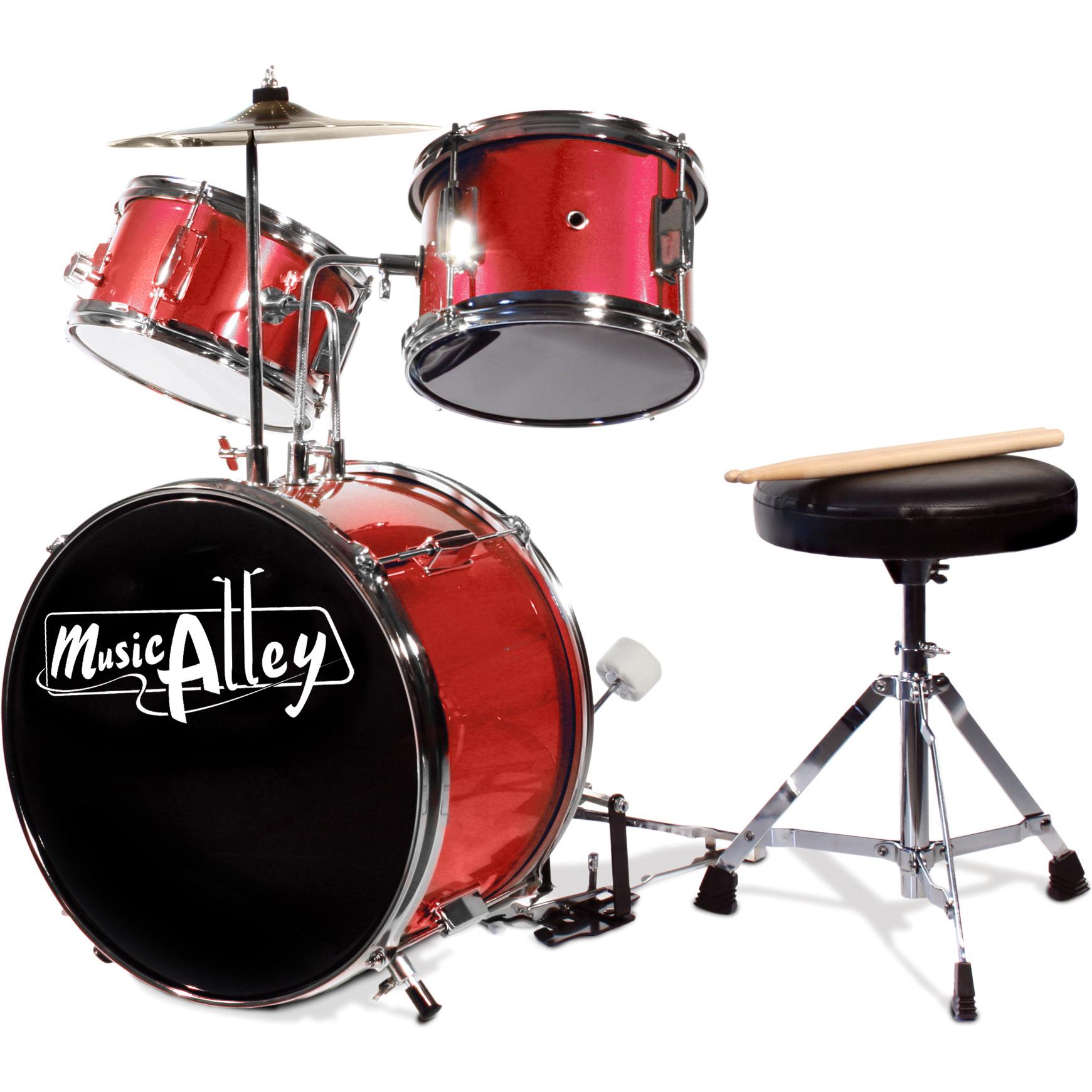 PDT Music Alley 3 Piece Jr Drum Kit Red, Schlagzeug, Rot