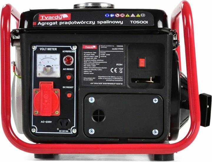 Immagine prodotto Tvardy Generatore di corrente a benzina 2 HP/720 W (650 W, 4.20 l)