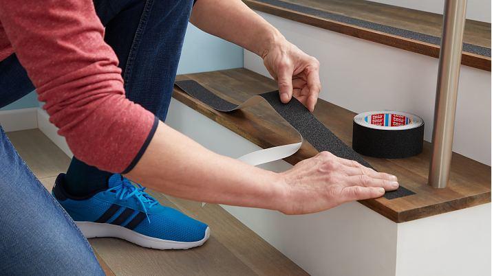 Actual product image tesa Anti-slip tape, non-slip adhesive tape for indoors and outdoors (25 mm)