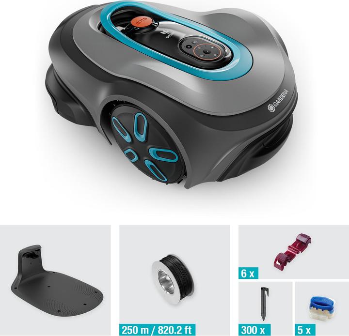 Productafbeelding Gardena slimme robotmaaier SILENO max 1.500 vierkante meter (1500 m², Omtrekdraad)