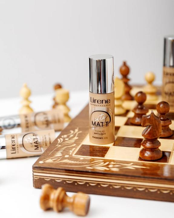 Image du produit Lirene Fluide matifiant et lissant City Matt pour le visage 207 Beige 30ml (Beige)