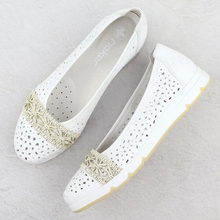 Actual product image Rieker Damen-Ballerinas mit durchbrochenem Muster (41)