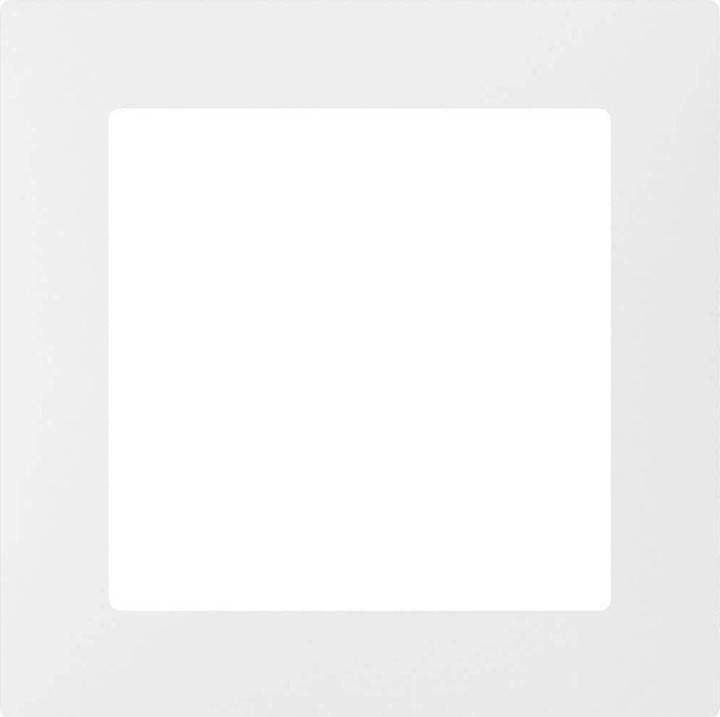 Actual product image ABB Cover frame 1x1 white