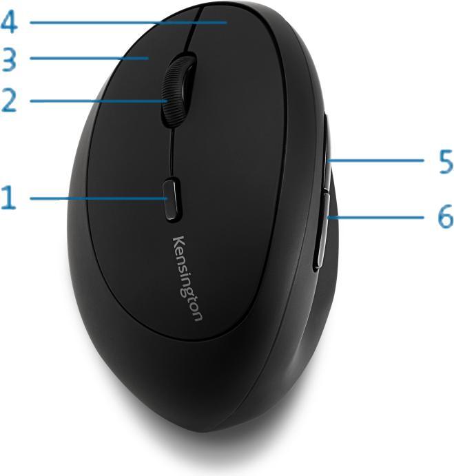 Actual product image Kensington Pro Fit Ergo Wireless Mouse (Wireless)