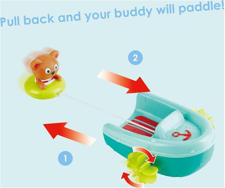 Produktbild Hape Schlauchboot mit Rückziehmotor