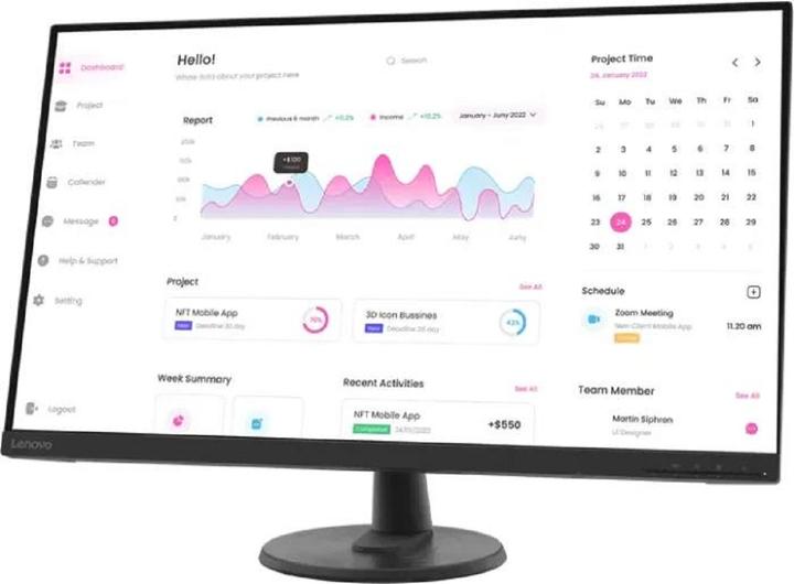 Actual product image Lenovo D32-40 (1920 x 1080 pixels, 31.50")