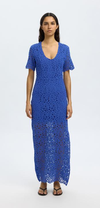 Image du produit Selected Häkel-Look Maxikleid (40)