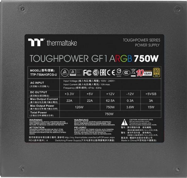 Produktbild Thermaltake Toughpower GF1 (750 W)